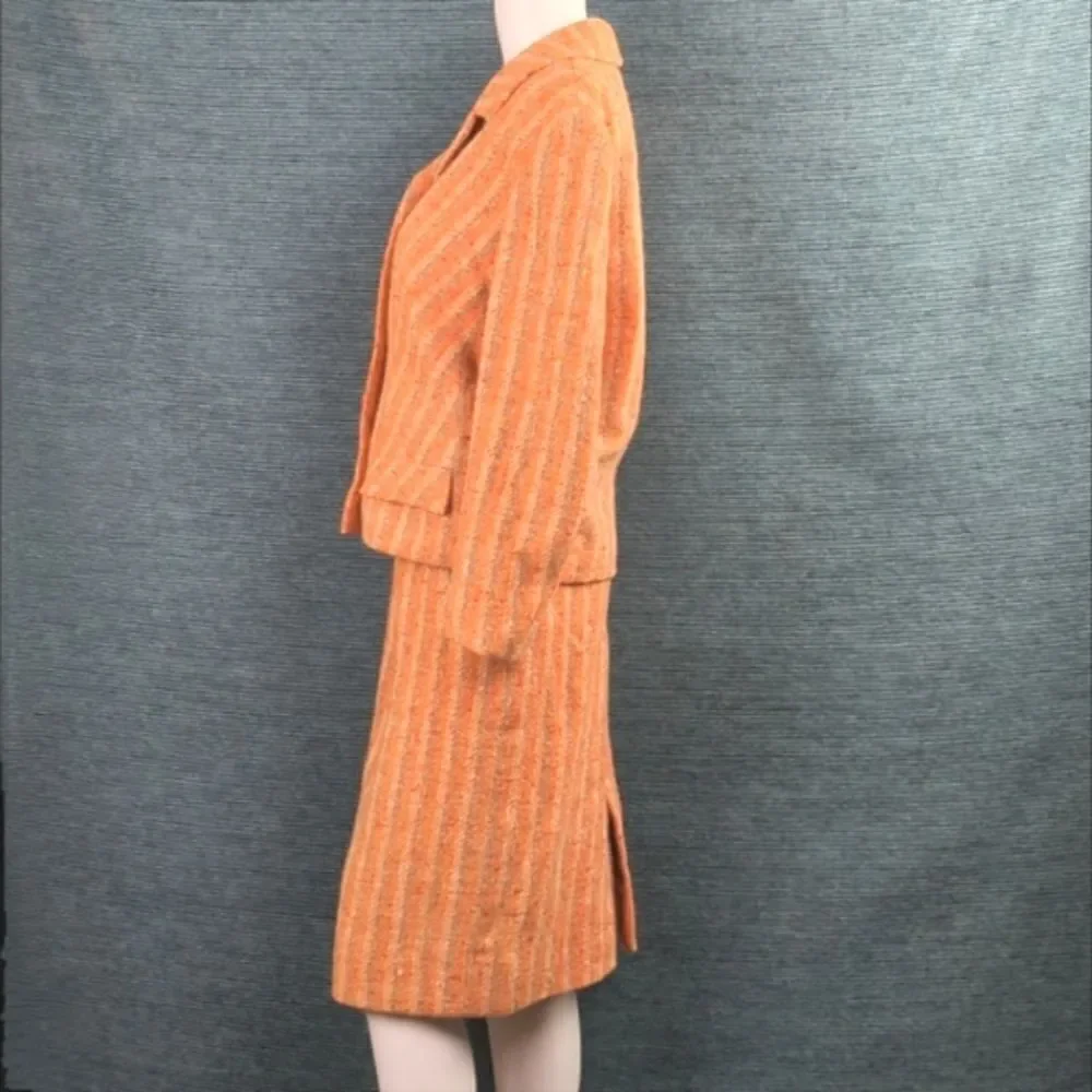 Vintage Henry White Of Dublin Wool Suit, 1960's Skirt & Jacket - Picture 8 of 17